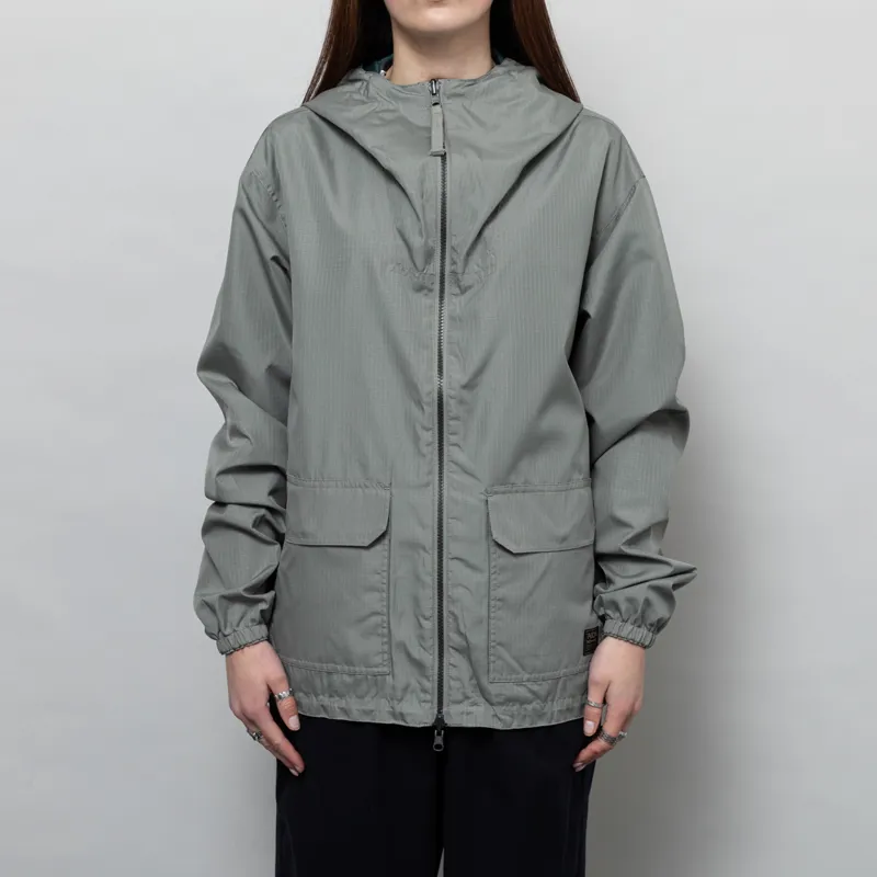 Taion Womens Non Down Military Zip Reversible Parka Sage Green