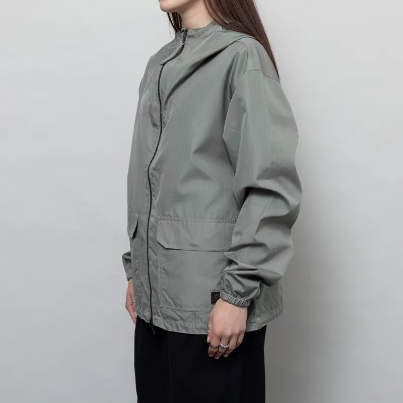 Taion Womens Non Down Military Zip Reversible Parka Sage Green-1