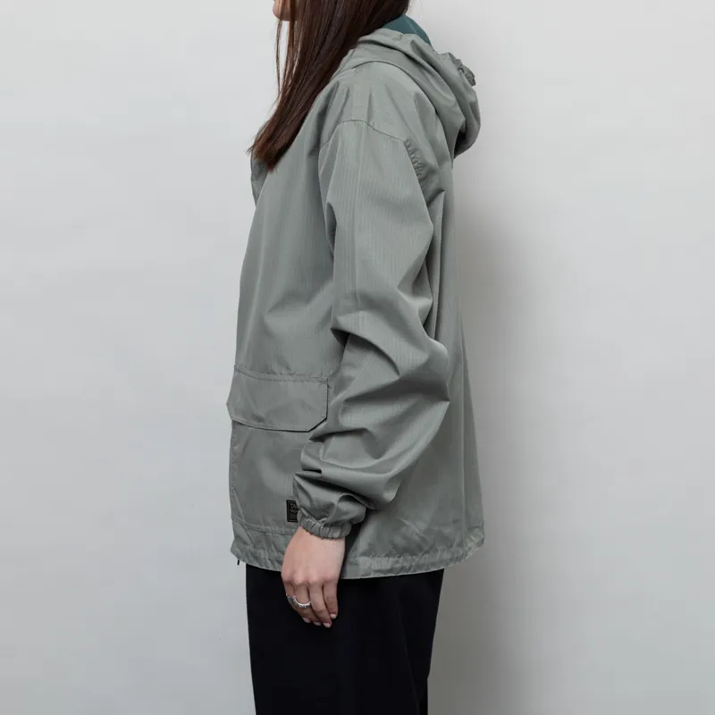 Taion Womens Non Down Military Zip Reversible Parka Sage Green-2