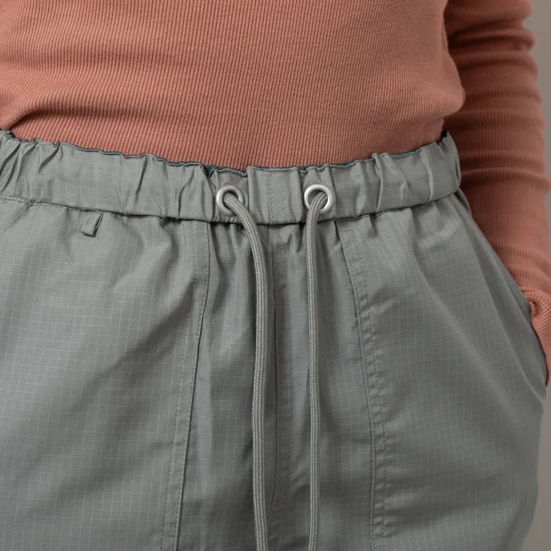 Taion Womens Military Reversible Wide Shorts Sage Green-10