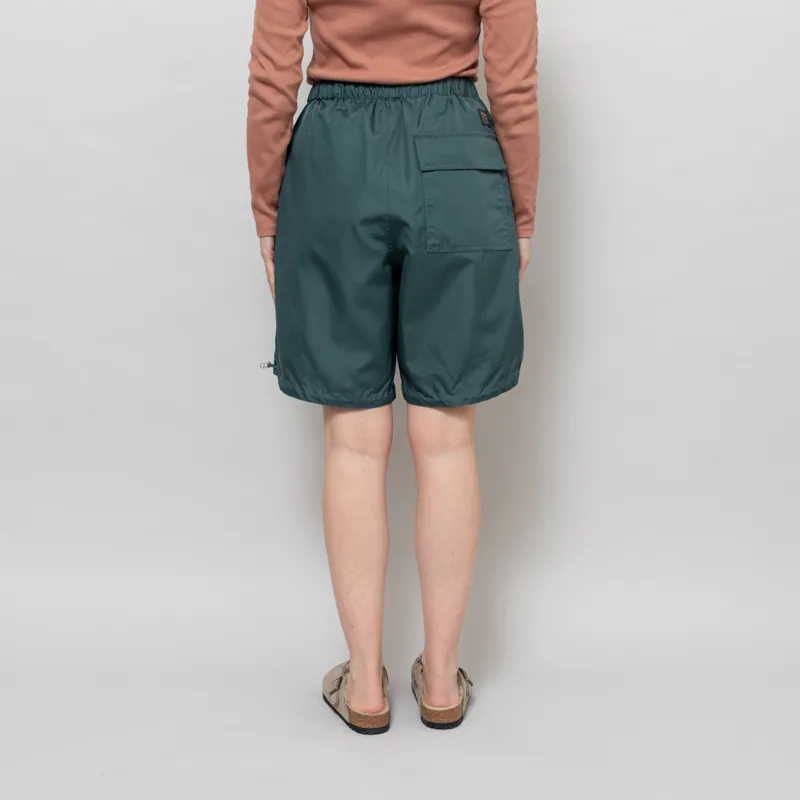 Taion Womens Military Reversible Wide Shorts Sage Green-8