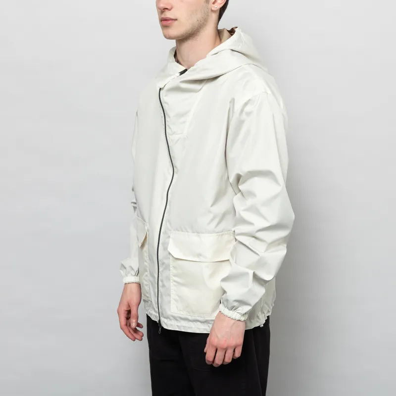 Taion Womens Non Down Military Zip Reversible Parka Off White-6