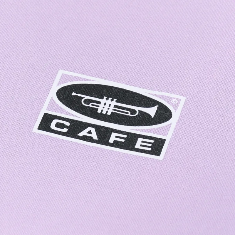 Skateboard Cafe 45 T Shirt Lavender-3
