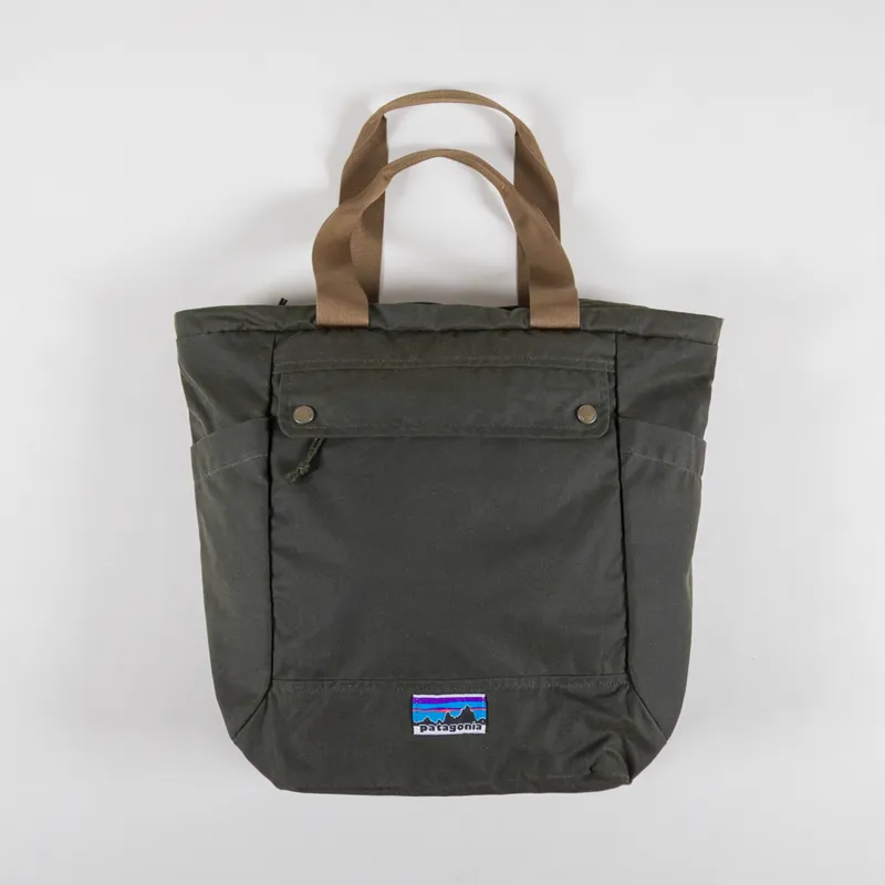 Patagonia Waxed Canvas Tote Pack 27L Basin Green