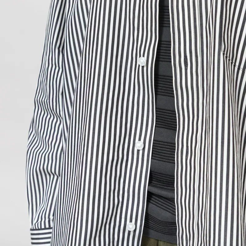 Carhartt WIP Womens Daldry Shirt Black Wax Stripe-7