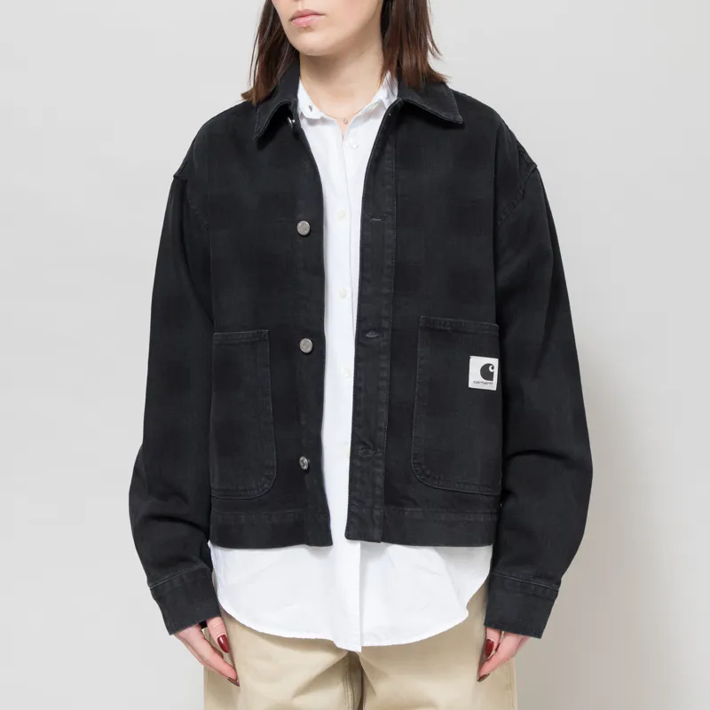 Carhartt WIP Womens Everson Shirt Jac Black -1