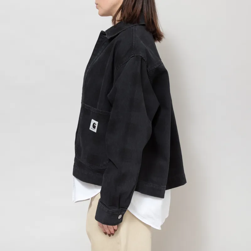 Carhartt WIP Womens Everson Shirt Jac Black -3