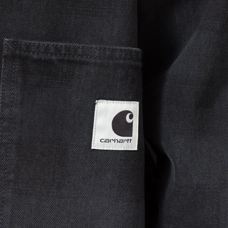 Carhartt WIP Womens Everson Shirt Jac Black -9