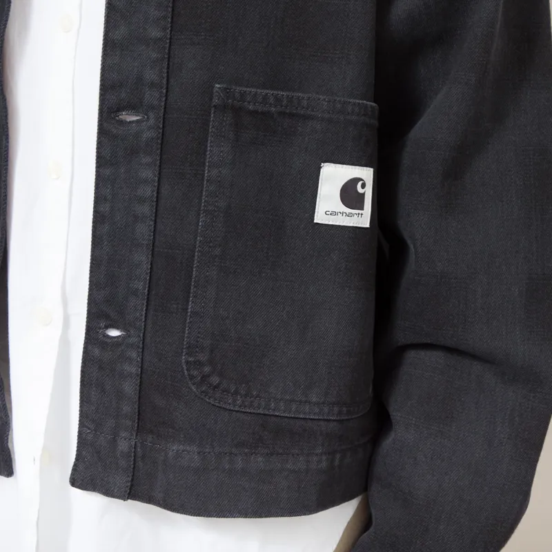 Carhartt WIP Womens Everson Shirt Jac Black -8