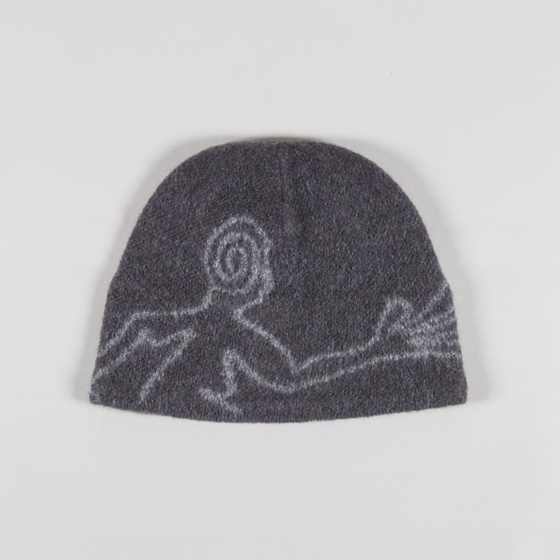 Hiking Patrol Exploration Mohair Mixed Beanie Slate Brown