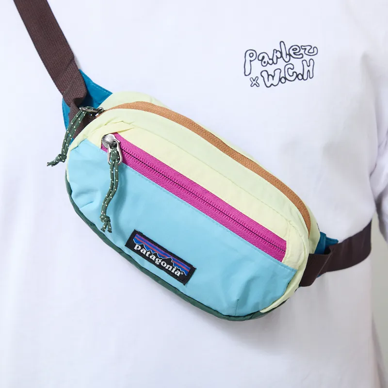 Patagonia Terravia Mini Hip Pack 1L Patchwork Snowmelt Blue-2