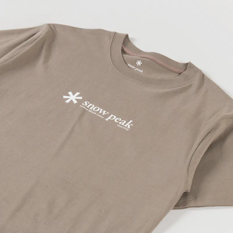 Snow Peak Soft Cotton Logo T Shirt Pro-1