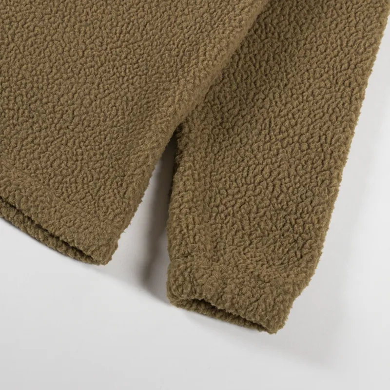 Berghaus Rhynie Aztec Half Zip Fleece Bark Jet Black-5