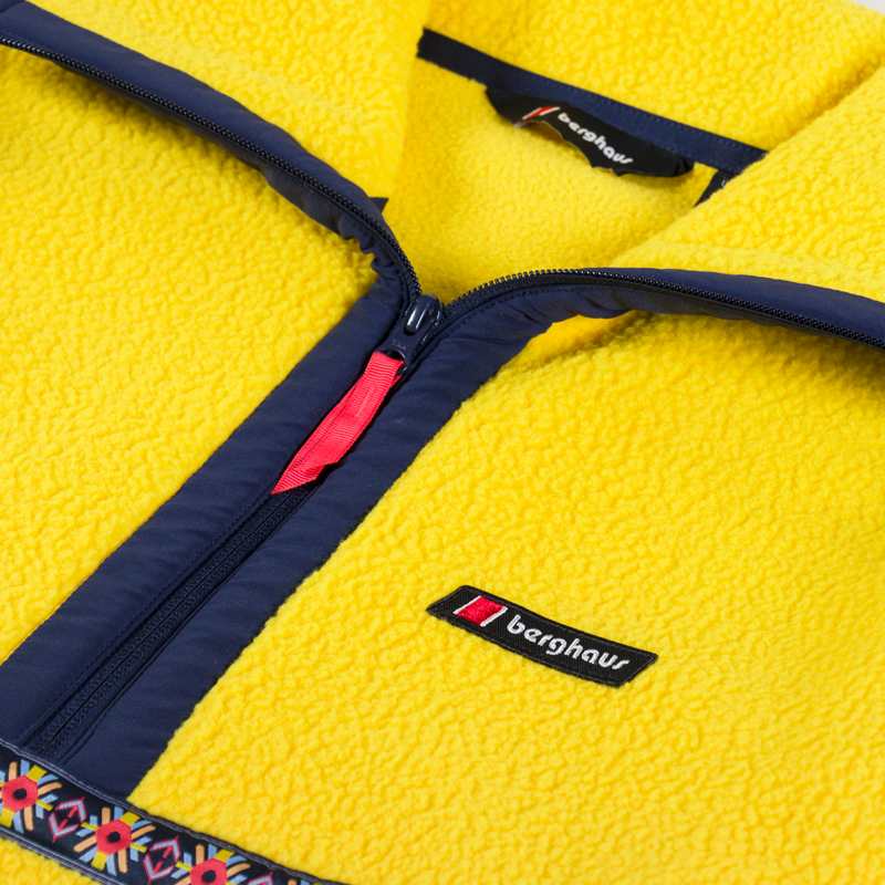 Berghaus Rhynie Aztec Half Zip Fleece Amber Dusk-4