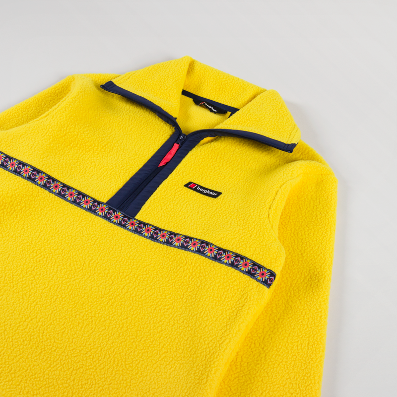 Berghaus Rhynie Aztec Half Zip Fleece Amber Dusk-2