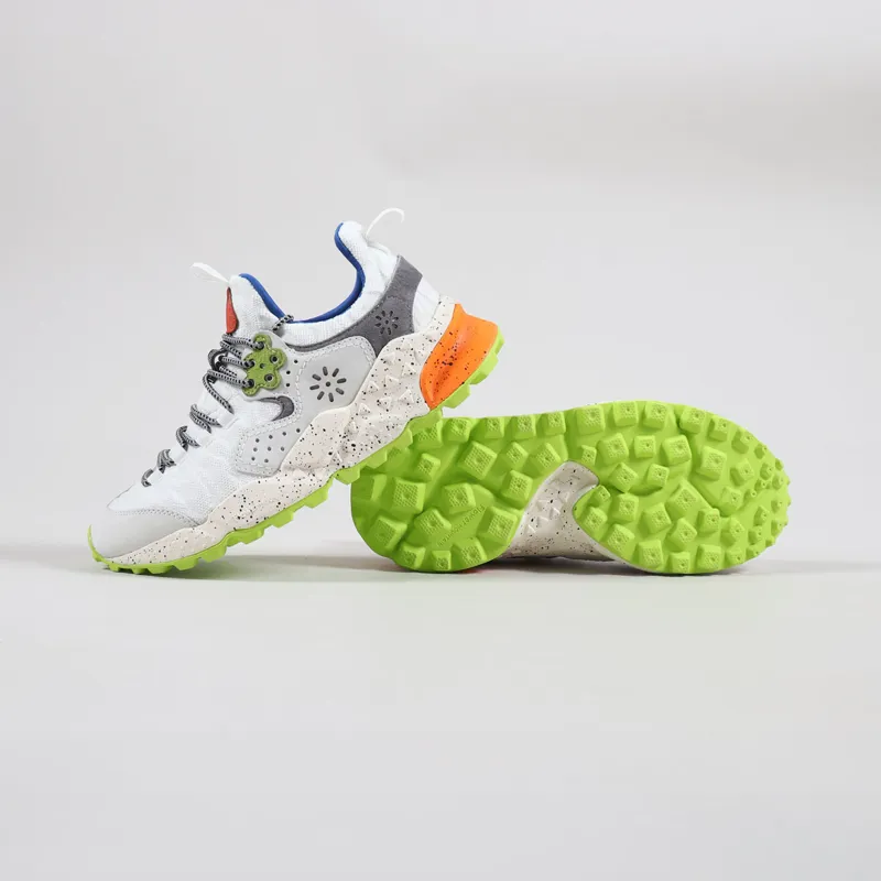 Flower Mountain Kotetsu Shoes White Fluo Yellow-1