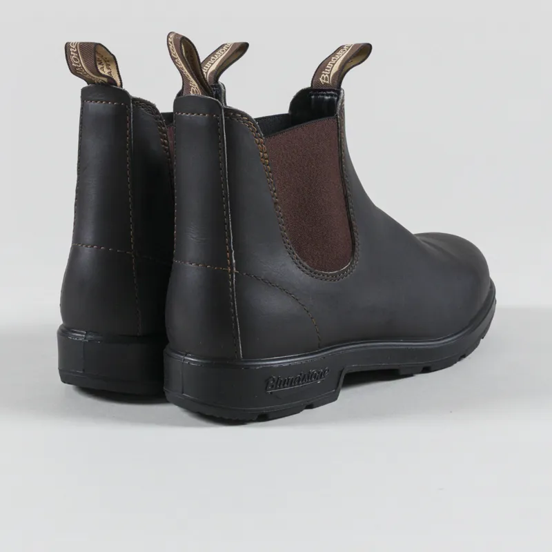 Blundstone 500 Chelsea Boots Stout Brown-1
