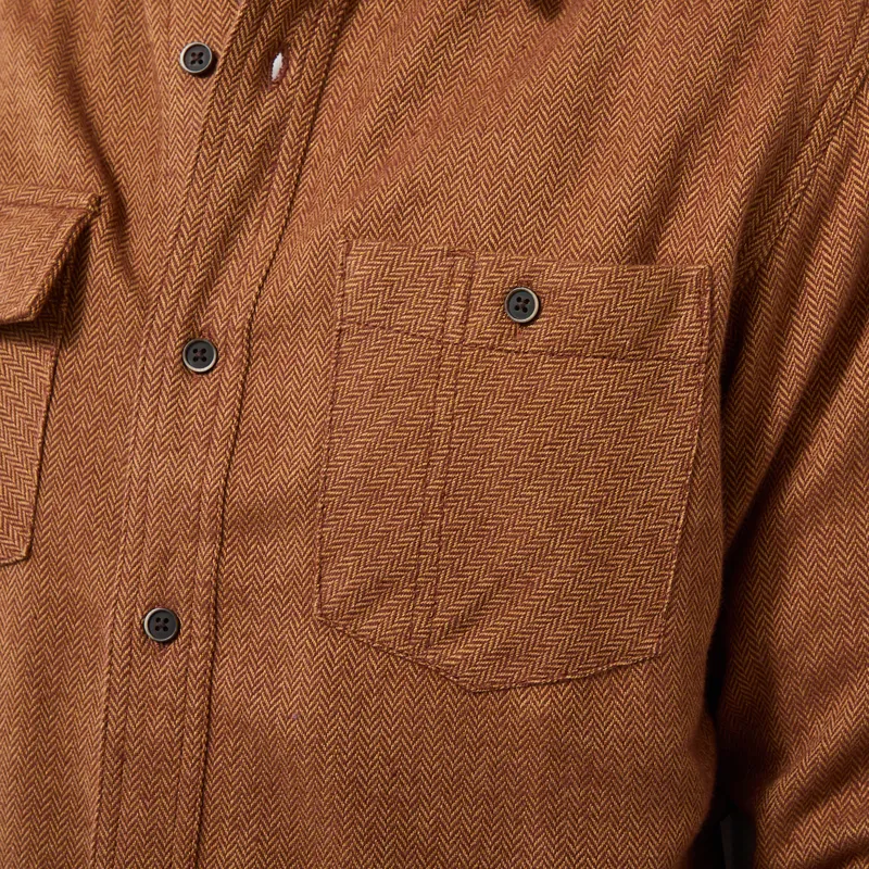Kavu Langley Shirt Burnt Umber-4