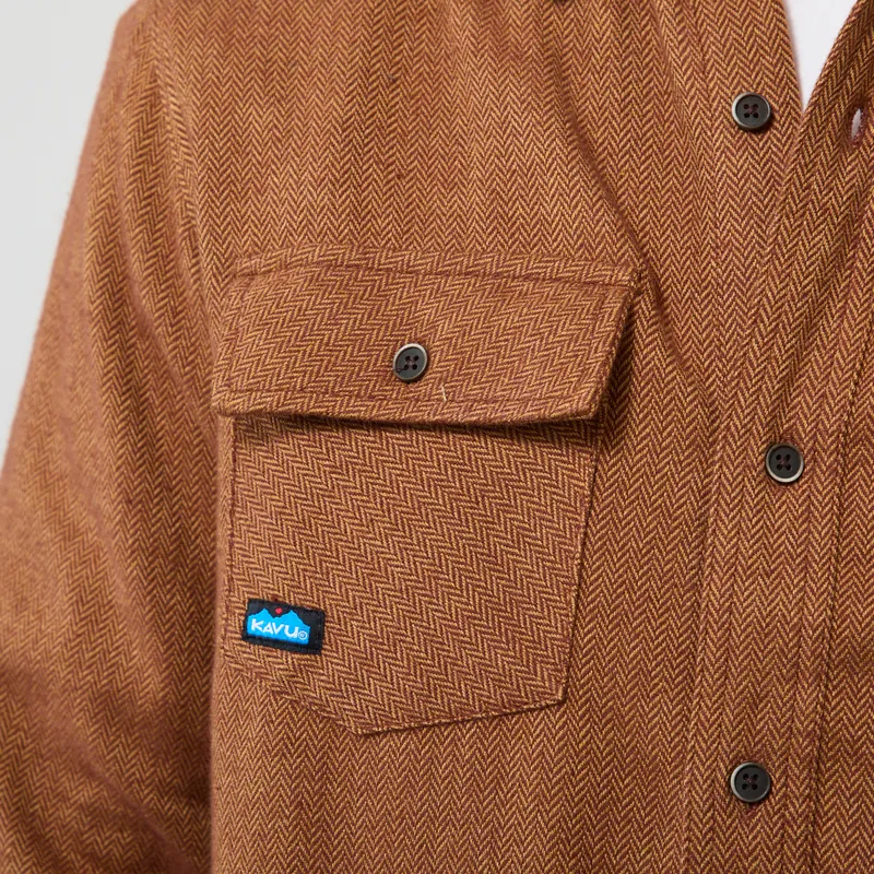 Kavu Langley Shirt Burnt Umber-5