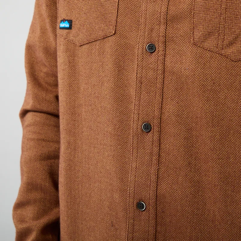 Kavu Langley Shirt Burnt Umber-6