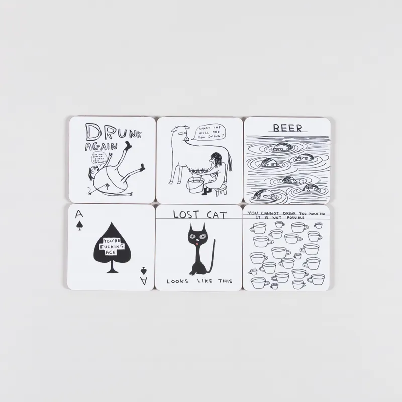 David Shrigley Coaster Box Set 1