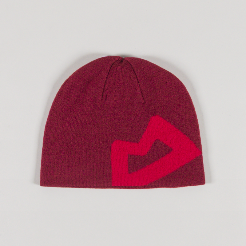 Mountain Equipment Branded Knitted Beanie Merlot Chili