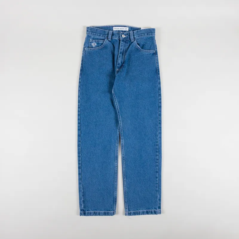 Polar Skate Co. 89! Pants Blue Wash-1