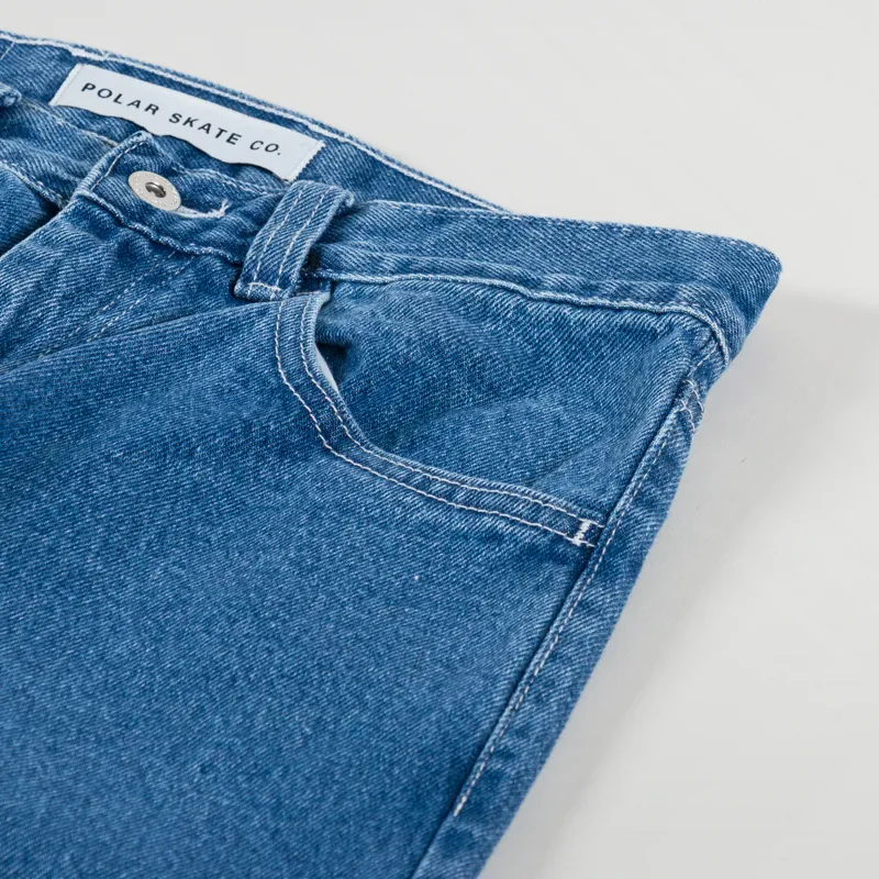 Polar Skate Co. 89! Pants Blue Wash-7