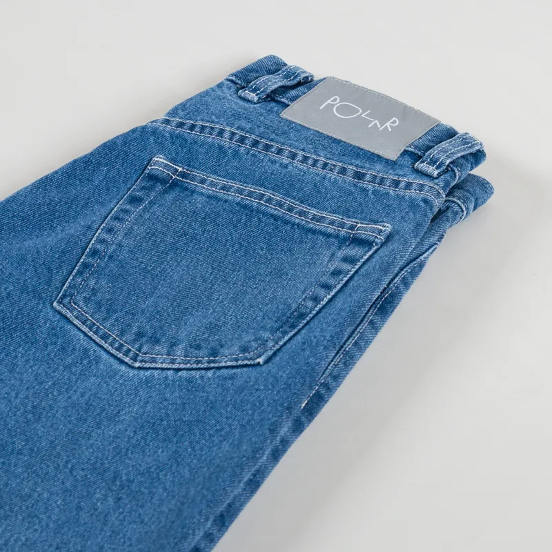 Polar Skate Co. 89! Pants Blue Wash-5