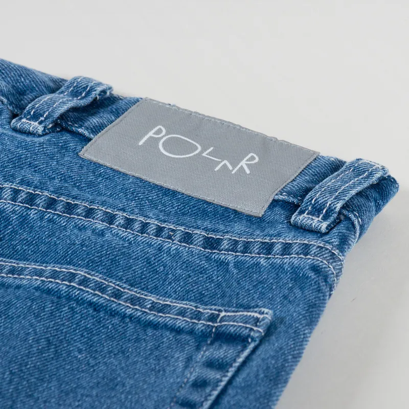 Polar Skate Co. 89! Pants Blue Wash-9
