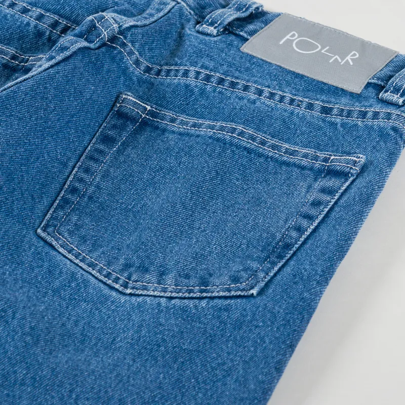 Polar Skate Co. 89! Pants Blue Wash-10