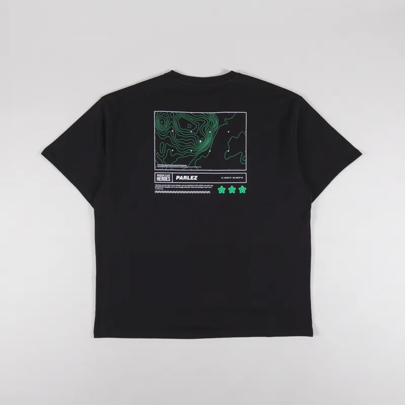 Parlez x Working Class Heroes Hoad T Shirt Black