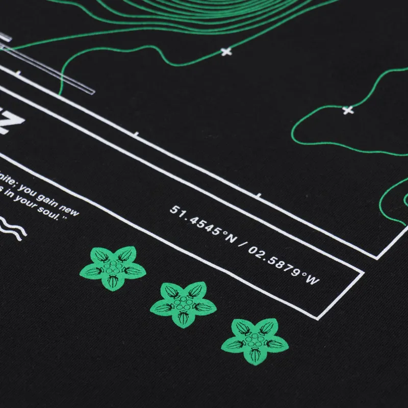 Parlez x Working Class Heroes Hoad T Shirt Black-8