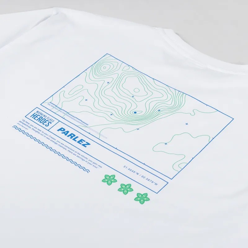 Parlez x Working Class Heroes Hoad T Shirt White-4