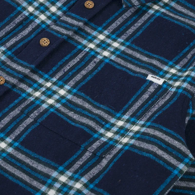 Parlez x Working Class Heroes District Shirt Navy-6