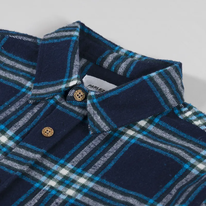 Parlez x Working Class Heroes District Shirt Navy-4