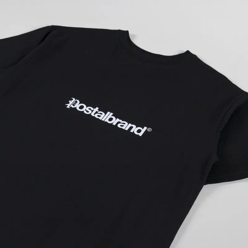 Postal Headline T Shirt Black-1