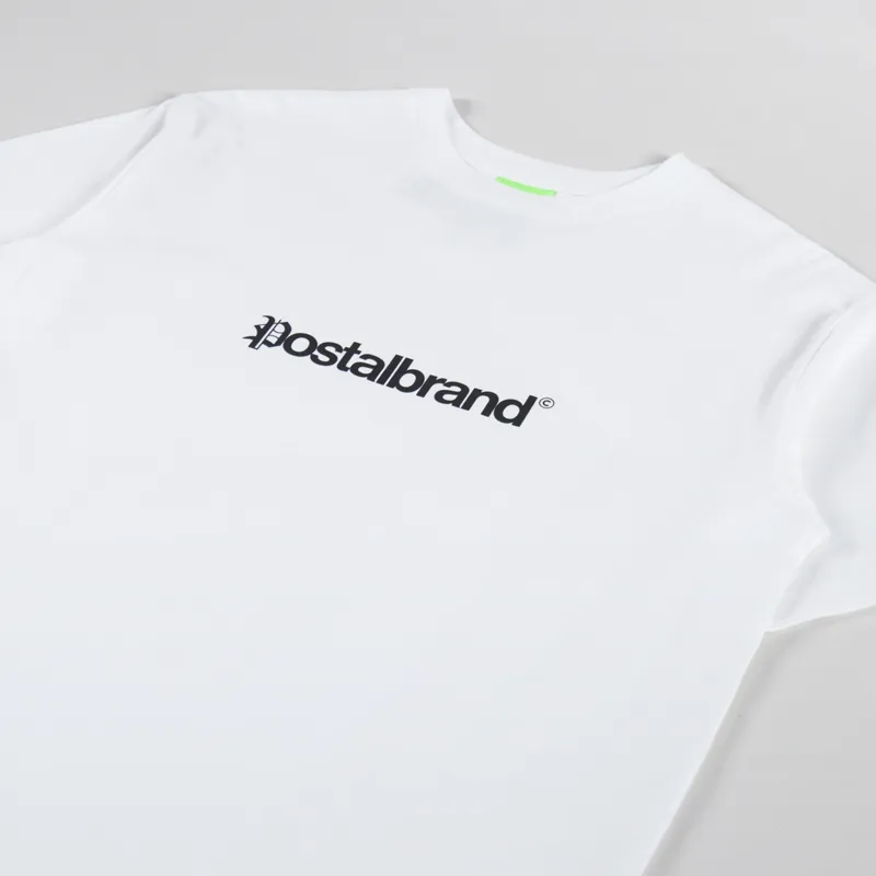 Postal Headline T Shirt White-1