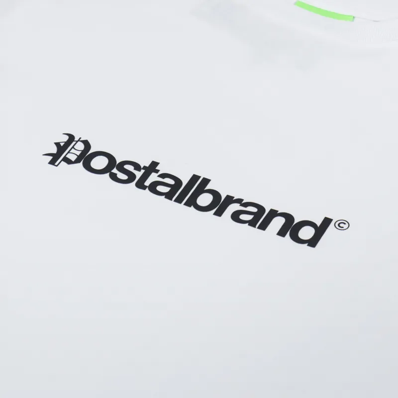 Postal Headline T Shirt White-2