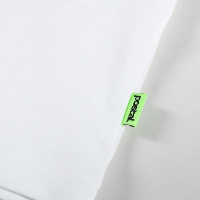 Postal Headline T Shirt White-3