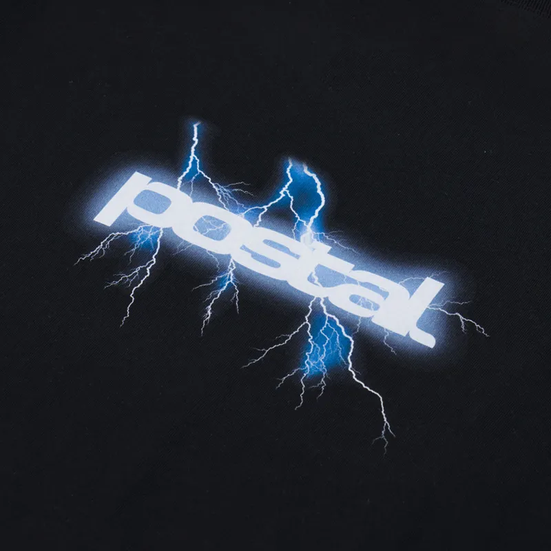 Postal Lightning T Shirt Black-2