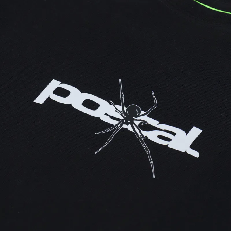 Postal Spider T Shirt Black-2