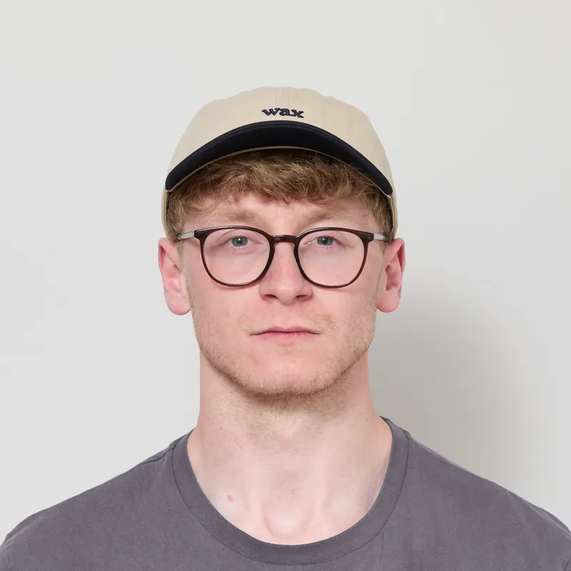 Wax London Spencer Sports Cap Stone Navy-1