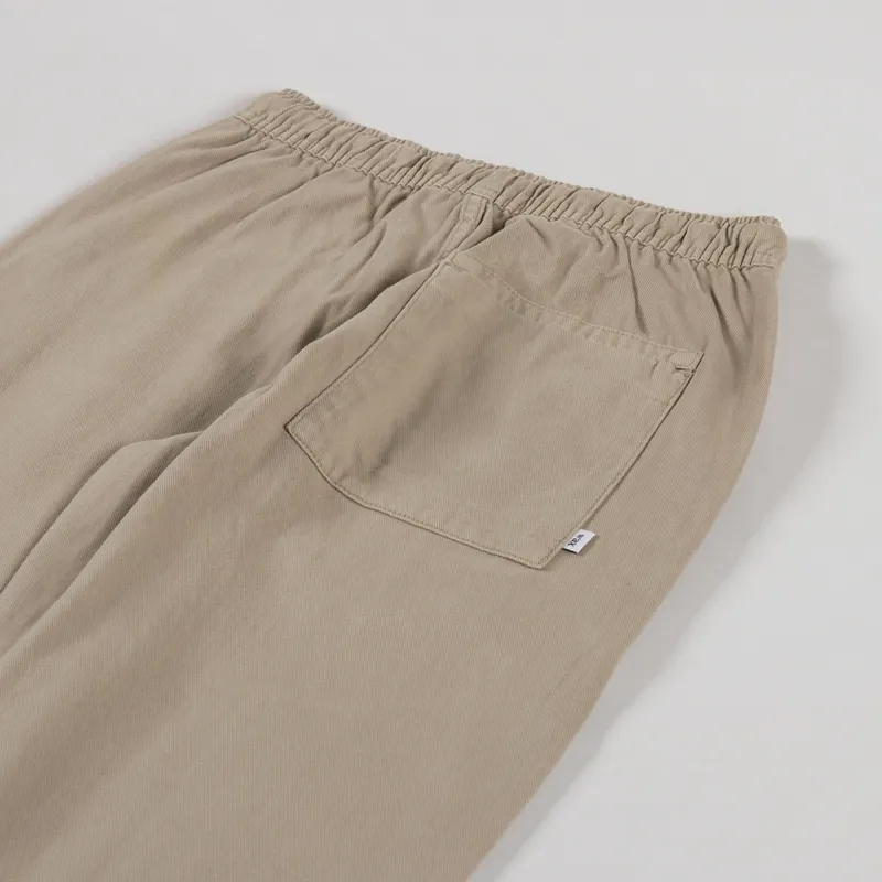 Wax London Kurt Trousers Light Khaki Longer Leg Organic Cotton Twill-3