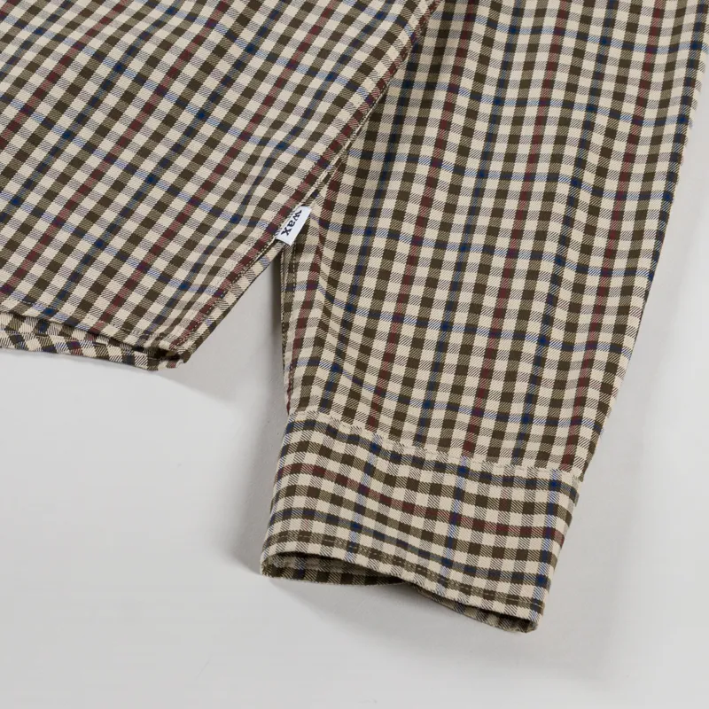 Wax London Trin Shirt Trad Check Beige Multi-8