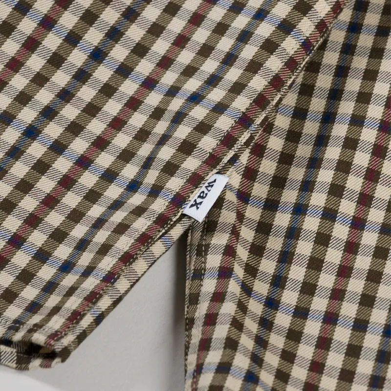 Wax London Trin Shirt Trad Check Beige Multi-6