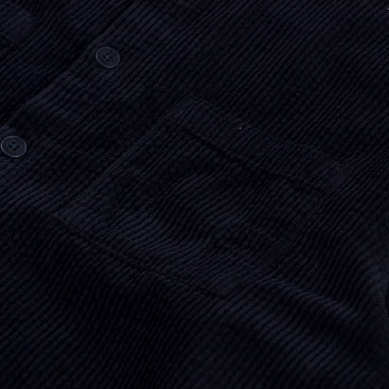 Wax London Whiting Overshirt Jumbo Cord Navy-5