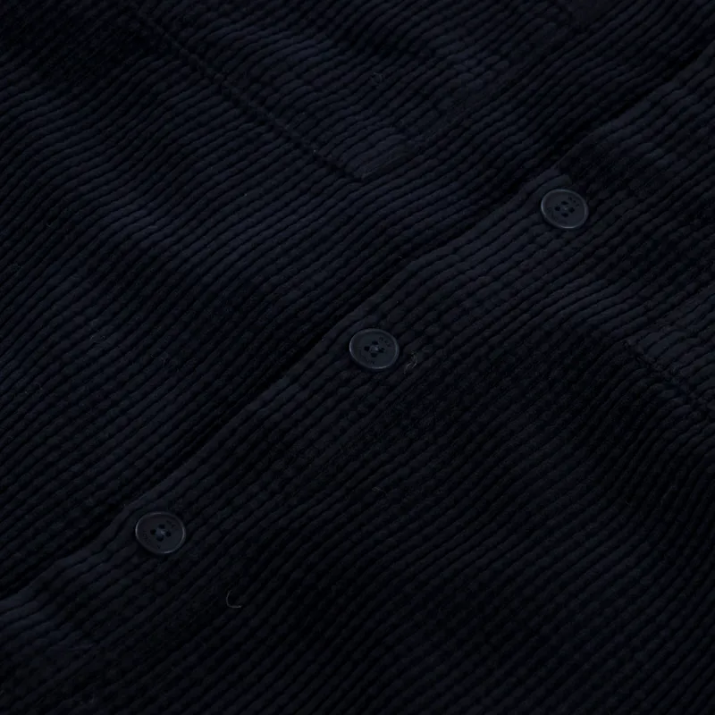 Wax London Whiting Overshirt Jumbo Cord Navy-6