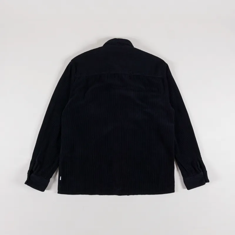 Wax London Whiting Overshirt Jumbo Cord Navy-1