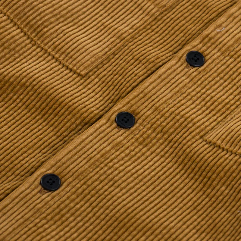 Wax London Whiting Overshirt Jumbo Cord Ochre-6